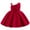E265-Red, variant on Color Block Back Zipper Party Dress for Girls, Sleeveless Midi Length Formal Gown, Princess Style Celebration Outfit