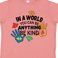 thumbnail image 4 of Inktastic In a World You Can Be Anything Be Kind Autism Awareness Boys or Girls Toddler T-Shirt, 4 of 5