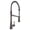 Black Stainless, variant on Moen Sleek Black Stainless One-Handle Touchless High Arc Pulldown Kitchen Faucet, Modern Spring Kitchen Sink Faucet with Pulldown Sprayer Head and Wave Motion Sensor, 5925EWBLS