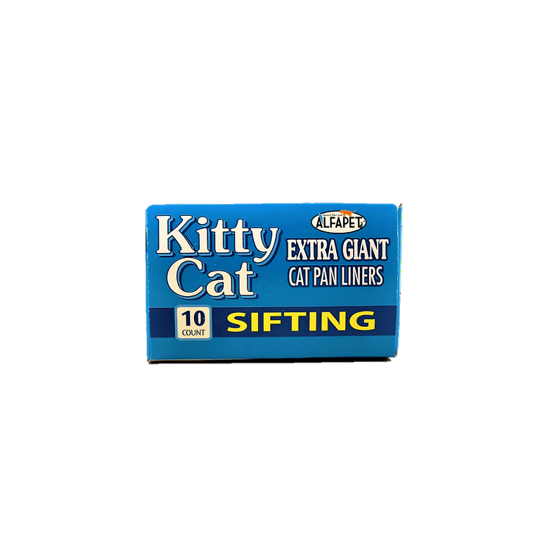 Alfapet Kitty Cat Sifting Litter Box Liners 10 count