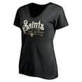thumbnail image 2 of Women's Black New Orleans Saints Hometown Collection V-Neck T-Shirt, 2 of 3