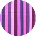 thumbnail image 1 of Ahgly Company Indoor Round Southwestern Purple Country Area Rugs, 7' Round, 1 of 4