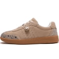 thumbnail image 3 of Tryards Women Retro Gum Sole Fashion Sneakers | Sparkly Classic Tennis Skate Walking Shoes Anti Slip Glitter Sneakers, 3 of 8