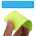 thumbnail image 4 of Unique Bargains 3.5' x 2' Blank Paper Business Cards, 90 Pack Small Index Flash Cards Words Message Note Card, Green, 4 of 7