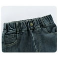 thumbnail image 7 of Kiijoy Toddler Girls Straight Leg Denim Pants Kids High Waisted Pull On Jeans, Sizes 4-5, 7 of 7