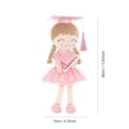 thumbnail image 2 of 11.8in Graduation Girl Plush Doll, Soft Stuffed Graduate Keepsake with Cap & Diploma,Graduation Gifts for Her Him High School & College Graduates(Blue), 2 of 5