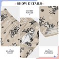 thumbnail image 4 of Cute Skiing Cat Boys Pajama Pants Soft and Lightweight Elastic Waistband Children's Pajama Pants, 4 of 8