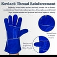 thumbnail image 4 of 7270K Select Blue Shoulder Leather Glove, Large - Pack of 12$$Tools & Hardware Other, 4 of 5