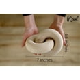 thumbnail image 3 of Cadena de eslabones de madera enrollada para decoración de mesa de café, color beige, 3 of 5