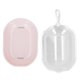 thumbnail image 3 of 5pcs Sponge Storage Box Dust Proof Rubber Handle Cosmetic Sponge Storage Holder Pink, 3 of 5
