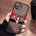 thumbnail image 5 of Club S-SAO-Paulo FC For Apple iPhone 15 14 13 12 11 mini Pro Max 8 7 6S 6 XR X XS Plus Frosted Translucent Phone Case, 5 of 5