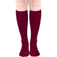 thumbnail image 2 of 3 Pack School Uniform Cotton Knee High Socks Knee High Socks for Girls and Boys, 2 of 6