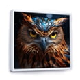 thumbnail image 2 of Designart "Portrait Of Wise Owls III" Animals Owl Floater Framed Canvas Prints, 2 of 5