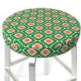 thumbnail image 3 of Naloa 60s and 70s Style Round Bar Stool Cushion Cover 12-14 inch, Fits Kitchen, Office, Restaurant Chairs - 12 inch, 3 of 7