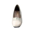 thumbnail image 2 of PEERAGE Leela 2 Women's Wide Width Leather Dress Pumps BEIGE 9.5, 2 of 6
