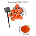 thumbnail image 3 of LHNFT Solar Powered Simulated Orange String Lights Outdoor Courtyard Waterproof Decorative Ambient Lights Festival Decorations And Scenery Lights, 3 of 7