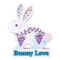 thumbnail image 1 of YWIYIUD 1PC Wooden Easter Rabbit Table Decorations Easter Hand Painted Rabbit Ornaments Tabletop Centerpieces Tiered Tray Decor for Spring Easter Indoor Home Party Patio Yard Decor 6.5inch, 1 of 5