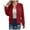 Red, variant on larppty Bomber Jacket for Women Casual Zip Up Lightweight Fall Fashion Outerwear Coats with Pockets (Red, XL)