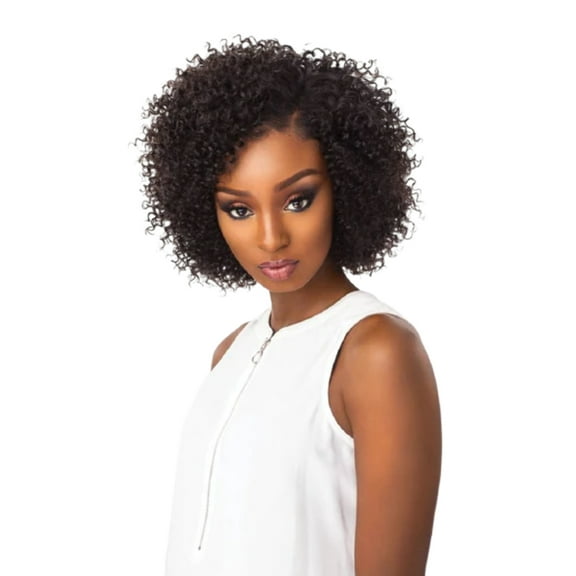 Sensationnel Unprocessed Peruvian Virgin Remy Human Hair Weave Bare N Natural Jerry Curl 10S 3Pcs (TTBG)