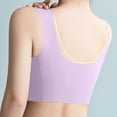 thumbnail image 4 of Seamless T-Shirt Bra New Women's Strapless Lace Underwear with Thin Side Collection and Daily Bra Underwire Sports Bras for Women Style B-51 Purple, 4 of 8