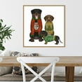 thumbnail image 6 of Amanti Art Christmas Dogs Ugly Sweater Competition Framed Canvas Wall Art Print, 6 of 7