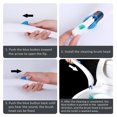 thumbnail image 6 of TWSOUL Disposable Toilet Brush,Wall Mounted Bathroom Toilet Cleaning System, Long Toilet Bowl Cleaner Wand with Cleaning Cotton, 6 of 8