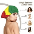 thumbnail image 3 of Ethiopian Flag Sleep Cap Satin Bonnet Night Sleeping Soft Hair Turbans For Women, 3 of 8
