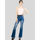 thumbnail image 2 of Blusas Body Mujer Texturizada Casual O Elegante Crop Top Body Cuello Alto Para Mujer, 2 of 5