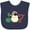 Navy Blue, variant on Inktastic Christmas Penguin Joy 2 Boys or Girls Baby Bib
