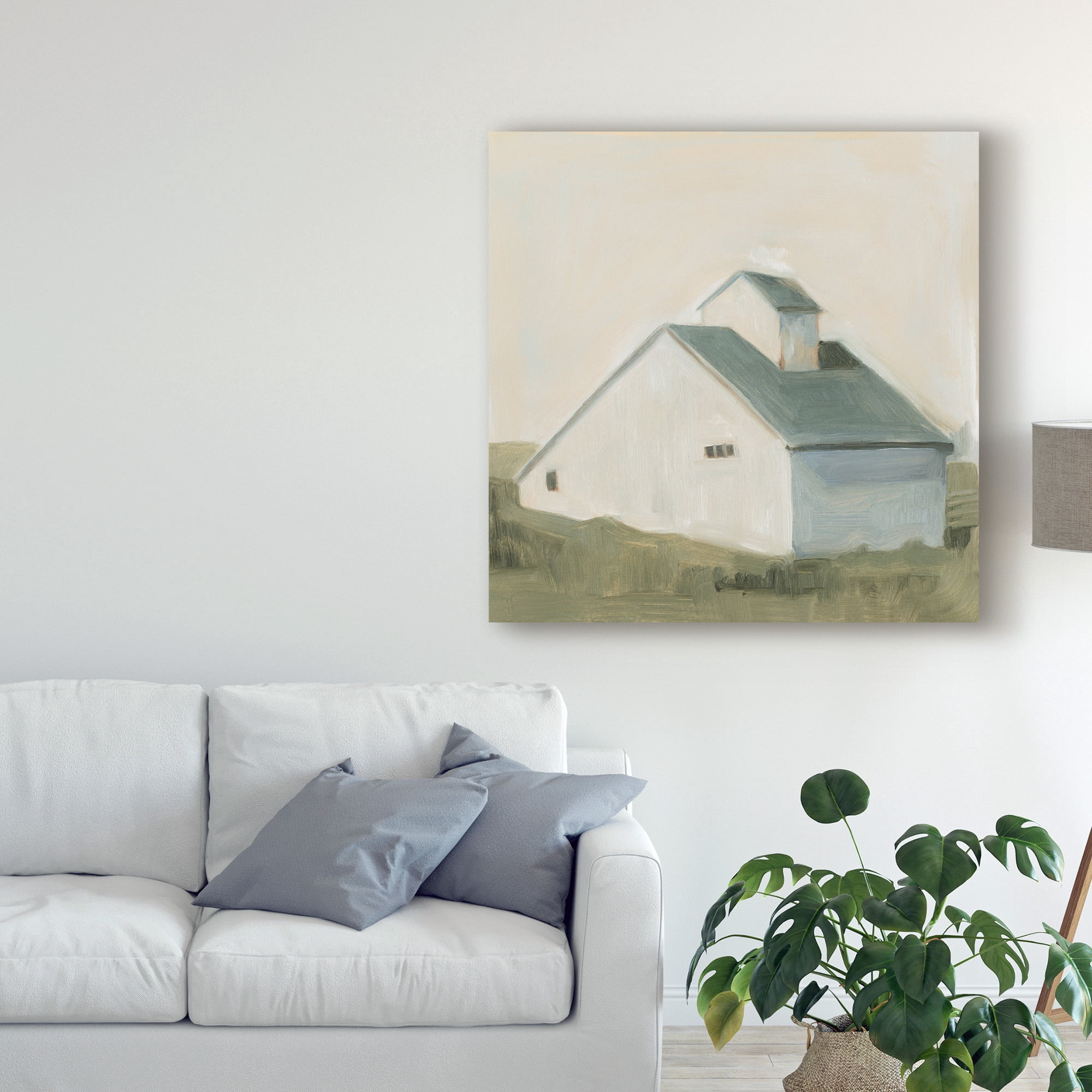Trademark Fine Art 'Serene Barn I' Canvas Art by Emma Scarvey