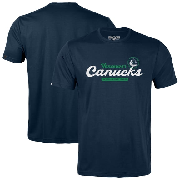 Youth Levelwear  Navy Vancouver Canucks Little Richmond Monument T-Shirt