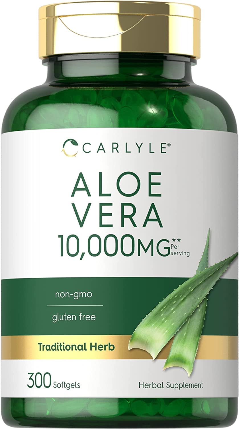 100 Softgels Aloe Vera Gels 3 PACK'S Now Foods 
