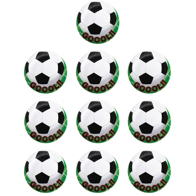 kurtrusly Assiette de Dîner pour Fête de football