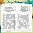 thumbnail image 2 of Pine Cone House Cutting Dies Autumn Squirrel Card Making Die Stencil Scrapbooking Embossing Carbon Steel Template Dies for Greeting Cards Craft Album Thanksgiving Invitation Decor Silver, 2 of 9