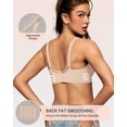 thumbnail image 3 of Bra OEAK Deep V para mujer, inalámbrica, cómoda, para flexiones, talla L, 3 of 8