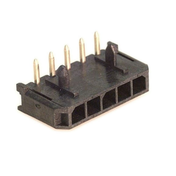 0436500501 Connector Header Through Hole, Right Angle 5 position 0.118 :RoHS