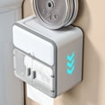 thumbnail image 3 of Yuarrent Impermeable fácil de instalar del organizador del almacenamiento del cuarto de baño del ABS que hace conveniente almacenar artículos Almacenamiento y organización del hogar Azul agua claro, 3 of 6