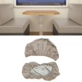 thumbnail image 4 of Lijie Cushion Slipcovers Elastic Washable RV Dinette Cushion Covers Bench Cover Khaki, 4 of 6