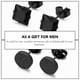 thumbnail image 5 of 10 pares de aretes de acero inoxidable accesorios de orejas decorativas para el hombre, 5 of 7