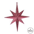 thumbnail image 2 of Vickerman M167470 12 Po. Ornement Étoile Fuchsia Pailleté - 2 par Sac, 2 of 3