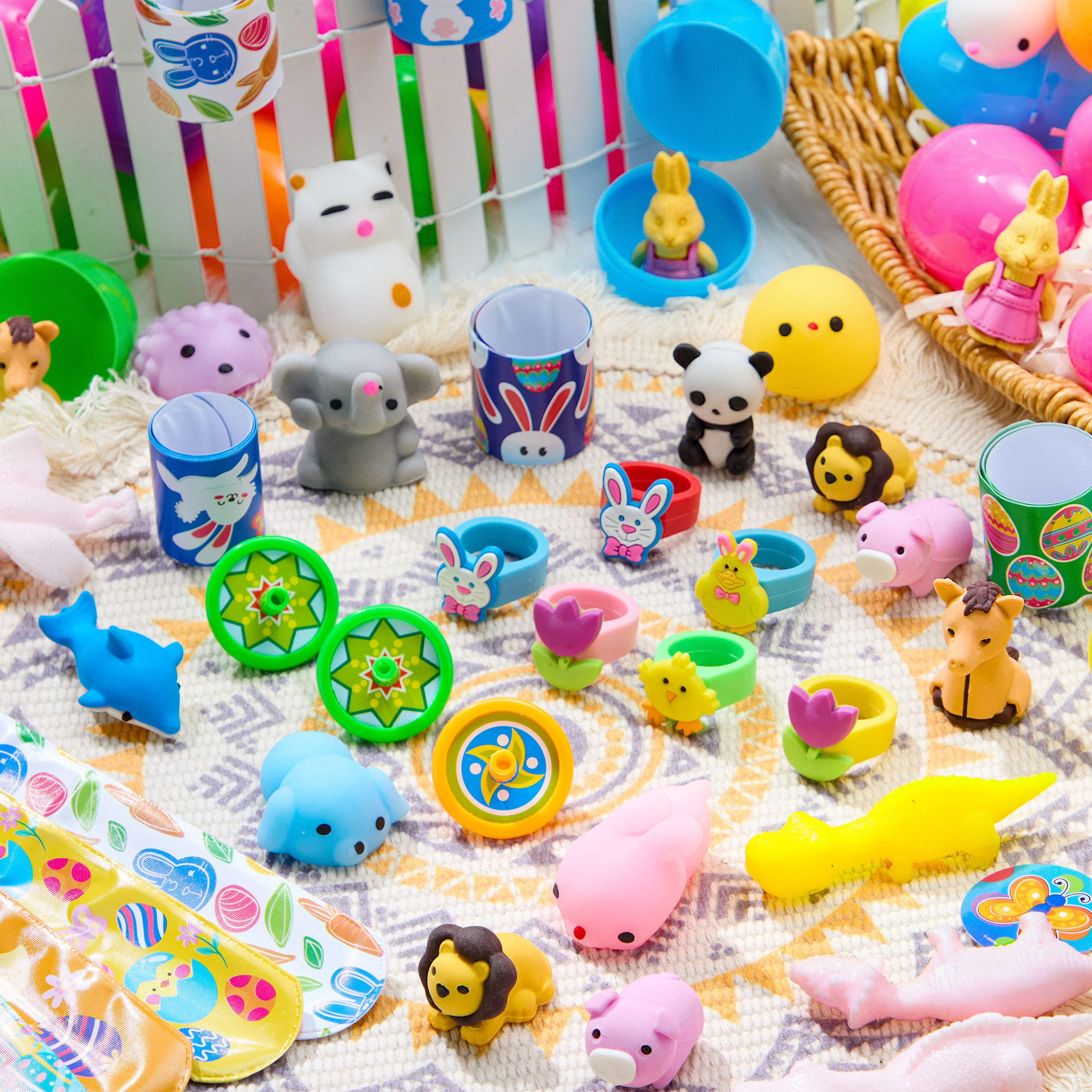 Joyfy 60 Packs Prefilled Easter Eggs with Assorted Toys,Easter Egg Bulk for Kids,Easter Eggs Hunt Events,Basket Stuffers Fillers,Classroom Prize Supplies