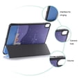 thumbnail image 2 of Allytech for iPad 10th Gen 2022 Case 10.9 inch, Bulit-in Pencil Holder Trifold Viewing & Typing Stand Case Hard PC and PU Leather Shockproof Smart Case for iPad 10.9" 2022, Fishing, 2 of 5