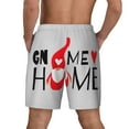 thumbnail image 3 of Kdxio Gnome Home With A Cute Gnome Print Men'S Swim Trunks With Compression Liner 7 Inch Inseam Quick Dry Swim Shorts, 3 of 7