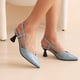 thumbnail image 1 of Zapatos de mujer Sandalias con patrón de serpiente Casual Cómodo Tacón alto Punta estrecha Hebilla Bombas Wmkox8yii  nm2913, 1 of 7