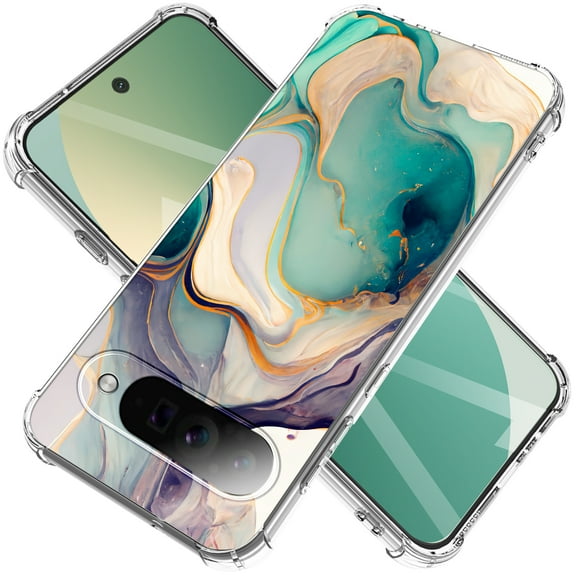 for Google Pixel 10 Case Camera Lens Protector, [Flowers Slim] [Anti-Drop Shockproof Protective] Soft TPU Women Stylish Pixel 10 Phone Covers 6.3 Inch