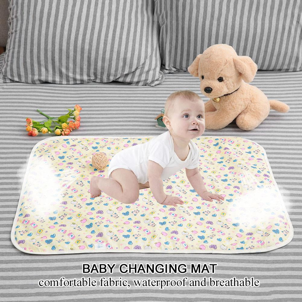 Baby Infant Waterproof Urine Cartoon Mat Changing Pad Cover Change Mat CB
