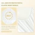thumbnail image 5 of (2 pack) Twin Size Waterproof Mattress Protector,Ultra-Soft Smooth Breathable Mattress Cover, 5 of 9
