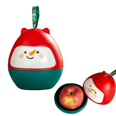 XYKA Christmas Gift Box Container PP Material Portable Snowman Panda Design for Creative Holiday Gifts and Festive Decorations Sturdy and Large Capacity Perfect for Storing Jewelry Candy Gift Cards