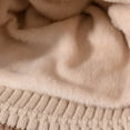 thumbnail image 5 of Lispipm Kids Winter Hats Gloves Scarfs Set Toddler Knit Thick Bean1e Mittens Neck Warmer Sets for School Daily Use Beige, 5 of 7