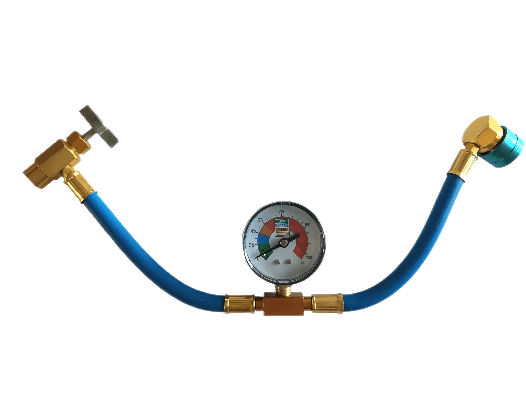 GooMeng R1234YF Car AC Refrigerant Charge Hose Kit, R1234YF 1/2'' LH